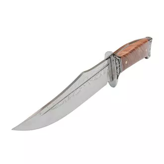 Zdobiony nóż turystyczny BSH, 31 cm