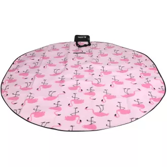 Koc piknikowy okrągły 200 cm z pokrowcem ALU FLAMINGO Koc piknikowy okrągły 200 cm z pokrowcem ALU FLAMINGO