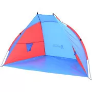 Namiot plażowy ROYOKAMP 200x100x105 cm, czerwono-niebieski