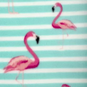 Koc piknikowy 200x200 cm MINT FLAMINGO