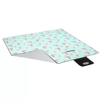 Koc piknikowy 200x200 cm MINT FLAMINGO