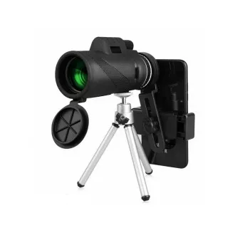 Monokular 40x60 lornetka turystyczna ze statywem do telefonu GENETIC-OPTIC