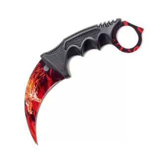 Nóż składany KARAMBIT CS:GO 19,5 cm, Howl