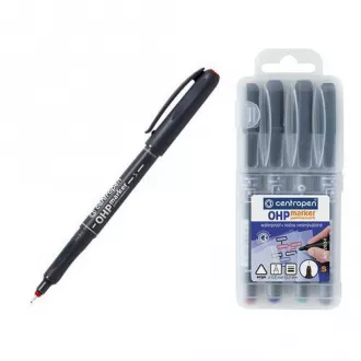 Marker Centropen 2634/4 S permanentny 4 kolory 0,3 mm