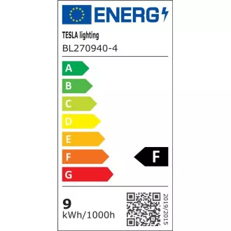 TESLA - LED BL270940-4, żarówka BULB E27, 9W, 230V, 806lm, 25 000h, 4000K chłodna biel, 220° TESLA - LED BL270940-4, żarówka BULB E27, 9W, 230V, 806lm, 25 000h, 4000K chłodna biel, 220°