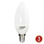 TESLA - LED CL140540-4, żarówka świecowa CANDLE, E14, 5W, 230V, 470lm, 15 000h, 4000K chłodna biel