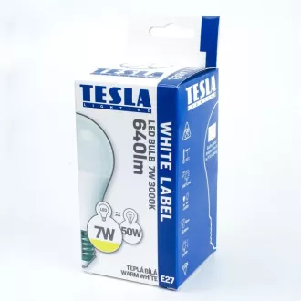 TESLA - LED BL270927-5D, żarówka BULB E27, 9W, 230V, 806lm, 30 000h, 2700K ciepła biel, 200°, st TESLA - LED BL270927-5D, żarówka BULB E27, 9W, 230V, 806lm, 30 000h, 2700K ciepła biel, 200°, st