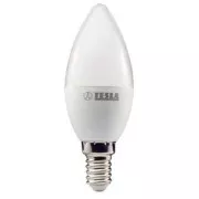 TESLA - LED CL140530-7, żarówka świecowa CANDLE, E14, 5W, 230V, 400lm, 25 000h, 3000K ciepła biel,