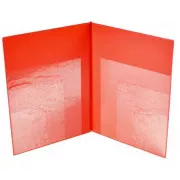 Folder A4 PVC wiele kieszeni czerwony