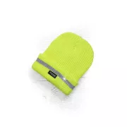 Zimowa dzianinowa czapka polarowa ARDON®SPARK z refleksem. żółty