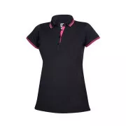Damska koszulka polo ARDON®FLORET czarna | H6319/XS