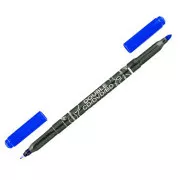 Marker Centropen duplex 3616 CD/DVD/BD niebieska końcówka cylindryczna 0,6 i 2,5 mm