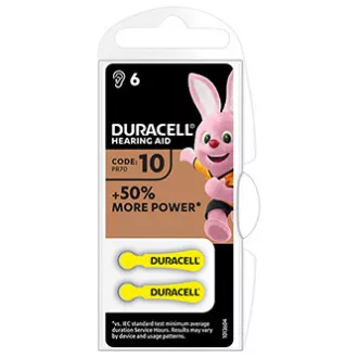 Duracell Jednorazowa bateria cynkowo-powietrzna ZA, opakowanie 6 szt.