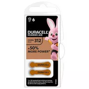 Duracell Jednorazowa bateria cynkowo-powietrzna ZA, opakowanie 6 szt.
