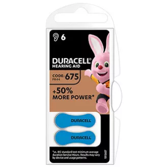 Duracell Jednorazowa bateria cynkowo-powietrzna ZA, opakowanie 6 szt.