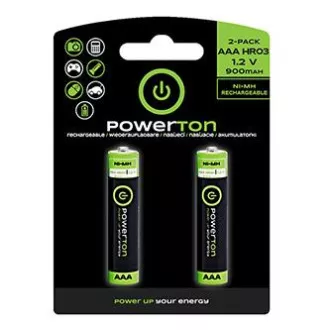 Powerton ENERGY RECHARGE Akumulatory Ni-MH AAA, opakowanie 2 szt.