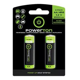 Powerton ENERGY RECHARGE Akumulatory Ni-MH AA, opakowanie 2 szt. Powerton ENERGY RECHARGE Akumulatory Ni-MH AA, opakowanie 2 szt.