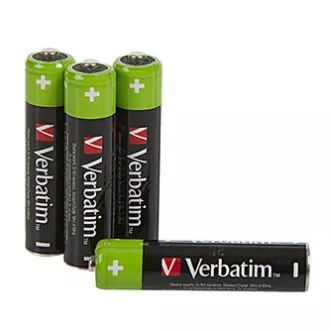 Akumulator, AAA (HR03), 1,2 V, 950 mAh, Verbatim, blister, opakowanie 4 szt. Akumulator, AAA (HR03), 1,2 V, 950 mAh, Verbatim, blister, opakowanie 4 szt.