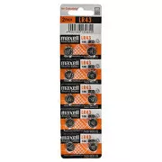 Baterie alkaliczne, LR43, LR43, 1,5 V, Maxell, blister, opakowanie 10 szt.