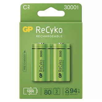 Akumulator, C (HR14), 1,2 V, 3000 mAh, GP, pudełko, opakowanie 2 szt.