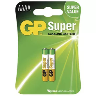 GP Jednorazowa bateria alkaliczna AAAA, opakowanie 2 szt.