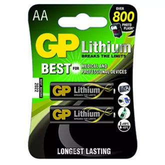 GP Jednorazowa bateria litowa AA, opakowanie 2 szt.