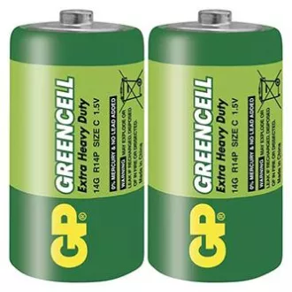 GP Jednorazowa bateria cynkowo-chlorkowa C, opakowanie 2 szt.
