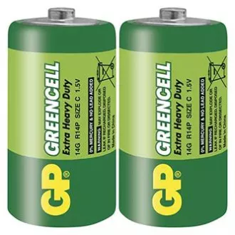 GP Jednorazowa bateria cynkowo-chlorkowa C, opakowanie 2 szt.