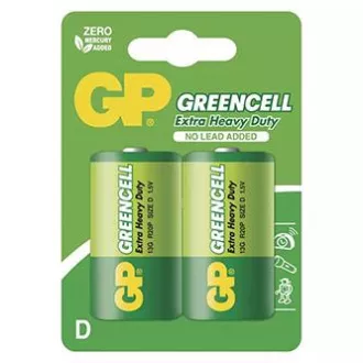 GP Jednorazowa bateria cynkowo-chlorkowa D, opakowanie 2 szt.