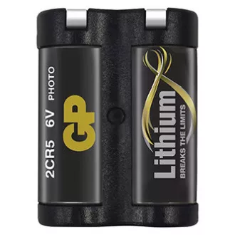 Jednorazowa bateria litowa GP 2CR5, opakowanie 1 szt. Jednorazowa bateria litowa GP 2CR5, opakowanie 1 szt.