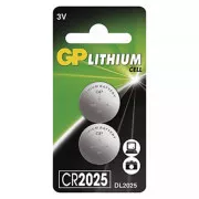 Jednorazowa bateria litowa GP CR2025, opakowanie 2 szt.