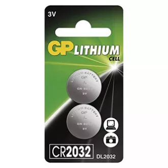 GP Jednorazowa bateria litowa CR2032, opakowanie 2 szt.