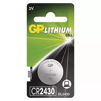 Jednorazowa bateria litowa GP CR2430, opakowanie 1 szt.