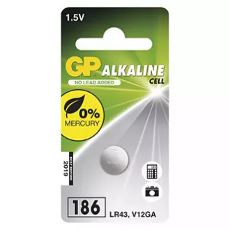 GP Jednorazowa bateria alkaliczna LR43, opakowanie 1 szt. GP Jednorazowa bateria alkaliczna LR43, opakowanie 1 szt.