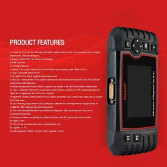 Diagnostyka iCarsoft FR V2.0 dla Peugeot / Citroen / Renault / Dacia