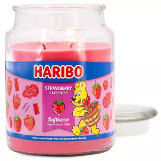 HARIBO Świeca zapachowa Strawberry Happiness 510 g