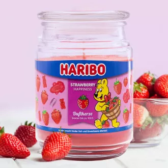 HARIBO Świeca zapachowa Strawberry Happiness 510 g