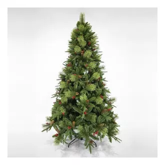 Eurolamp Świąteczna sztuczna sosna z szyszkami 180 cm