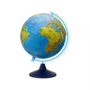 Alaysky Globe 25 cm Reliefowy globus fizyczny, etykiety w języku angielskim