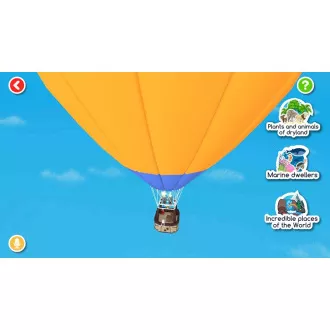 Alaysky Globe 25 cm Reliefowy globus fizyczny, etykiety w języku angielskim