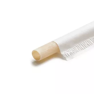 EURO STRAWS - Naturalna słomka bambusowa Basic 6x230mm, 200szt, pakowane pojedynczo EURO STRAWS - Naturalna słomka bambusowa Basic 6x230mm, 200szt, pakowane pojedynczo