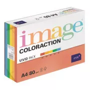 Papier biurowy Image Coloraction A4/80g, Mix 5x20, mix - 100