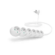 Przedłużacz CONNECT IT 230 V, 6 gniazd, 3 m, bez wyłącznika (biały)