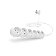 Przedłużacz CONNECT IT 230 V, 6 gniazd, 2 m, bez wyłącznika (biały)