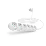 Przedłużacz CONNECT IT 230 V, 6 gniazd, 5 m, bez wyłącznika (czarny)