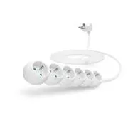 Przedłużacz CONNECT IT 230 V, 6 gniazd, 3 m, bez wyłącznika (czarny)
