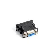 Adapter LANBERG DVI-I (M) (24 5) Dual link do VGA (F), czarny