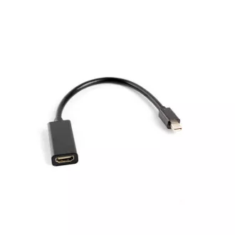 LANBERG adapter mini DisplayPort 1.2 do HDMI, M/F, kabel 20 cm, czarny LANBERG adapter mini DisplayPort 1.2 do HDMI, M/F, kabel 20 cm, czarny