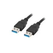 Kabel LANBERG USB-A M/M 3.0 0,5 m, czarny
