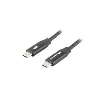 Kabel LANBERG USB-C M/M 2.0 1,8 m, czarny, szybkie ładowanie 4.0 Kabel LANBERG USB-C M/M 2.0 1,8 m, czarny, szybkie ładowanie 4.0